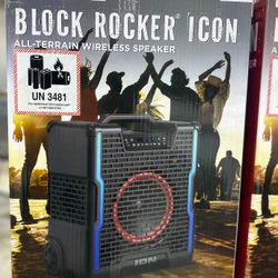Ion Block Rocker Icon Wireless Bluetooth Speaker