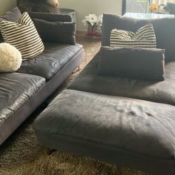 Couch L Shape 2  Piece