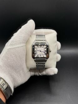 Luxury White Dial Santos