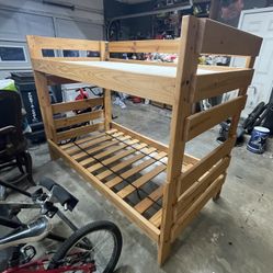 Wood Bunk Bed 