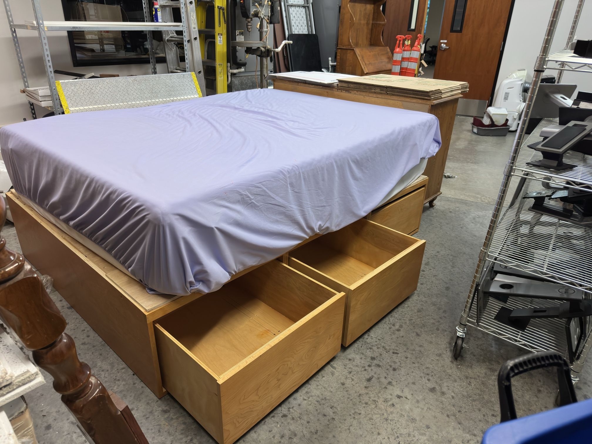Mattress, bedframe headboard