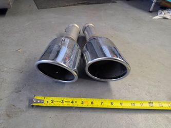 2019 -24 ram 1500 5.7 exhaust tips cheome