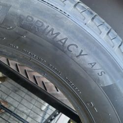 Michelin Primacy A/S 225/65R17 New