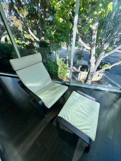 Rare chair and foot rest