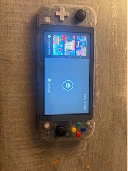 Switch lite with transparent shell