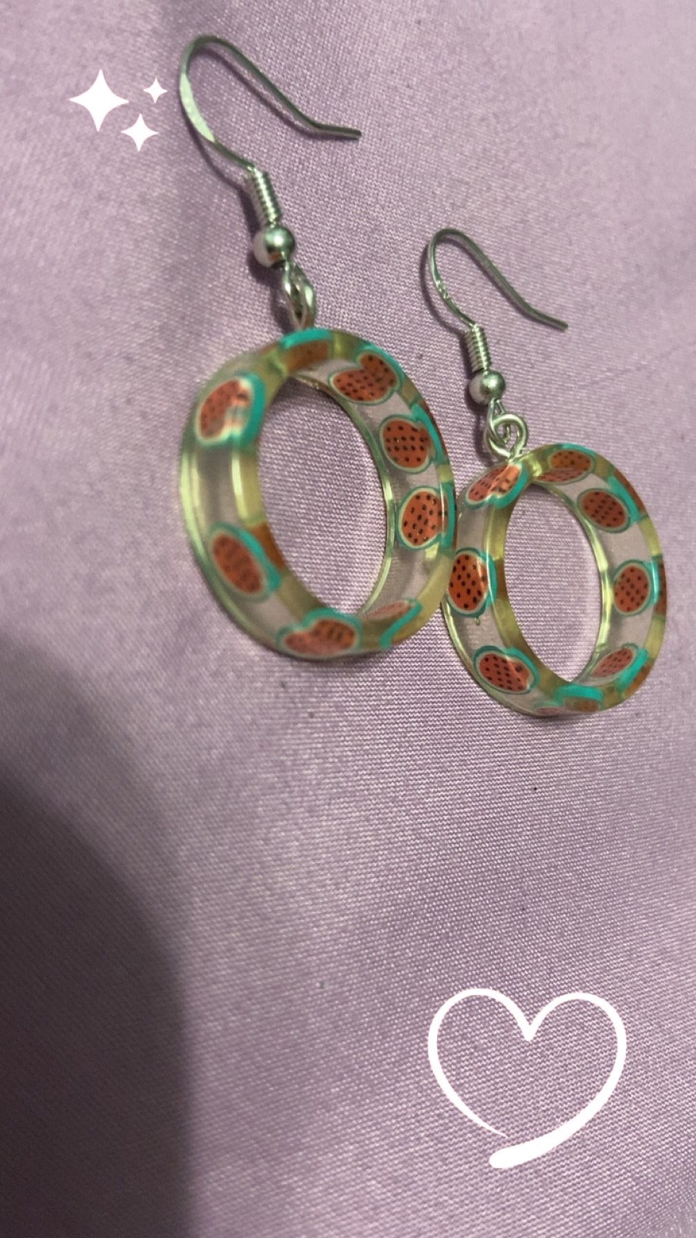 Watermelon Earrings