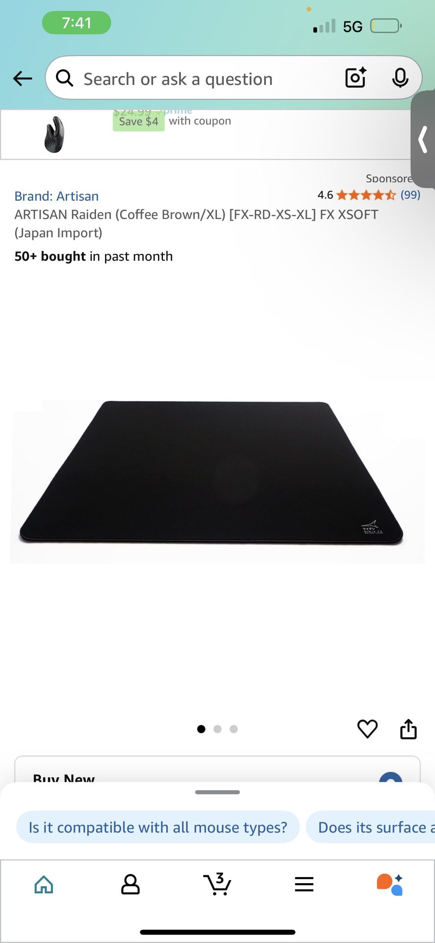 Artisan Raiden Mousepad