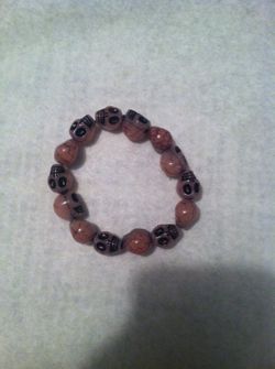 Light Pink Skull Bracelet