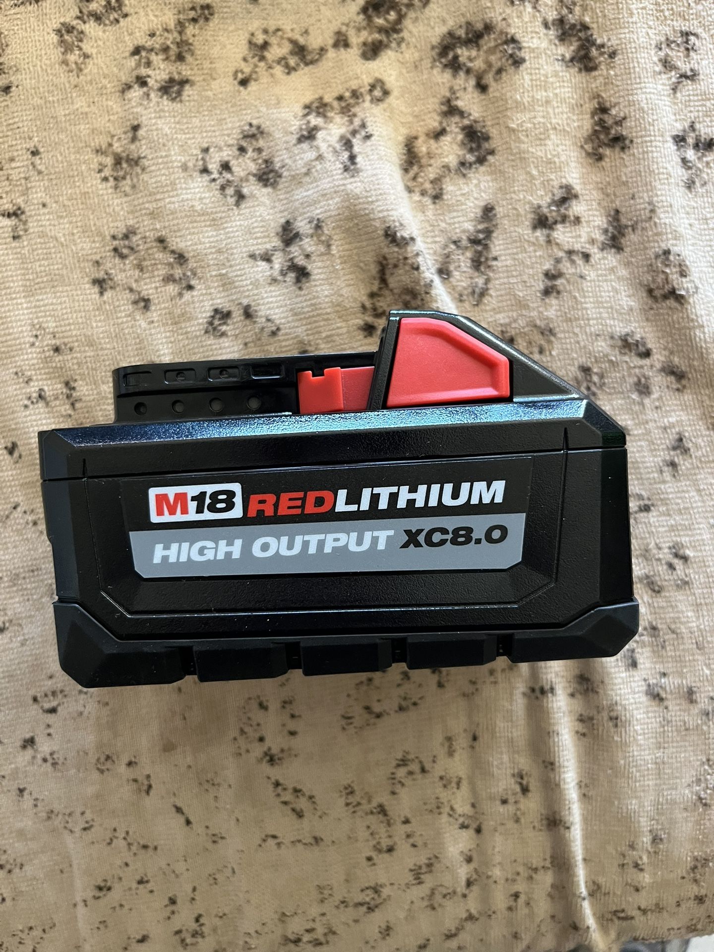 Milwaukee M18 8.0 high Output battery 