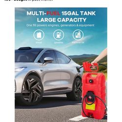 15 gal Gas Can, Heavy-Duty 