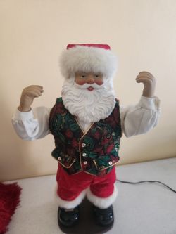 Animated Dancing Santa Claus Figure