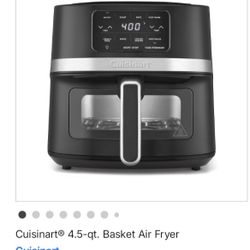 New Cuisinart 4.5 Quart Basket Air Fryer