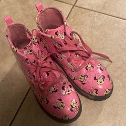 Girls Minnie Boots Size 11c