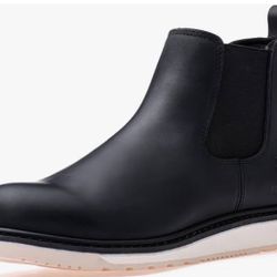 12.5 Black Chelsea Sof-toe Comfy Work Boots