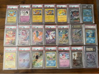 Pokemon Cards PSA/BGS/CGC/TAG Graded Slabs