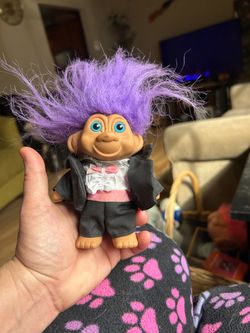This is a vintage 1991 T.N.T. "Groom / Tuxedo" Troll Doll