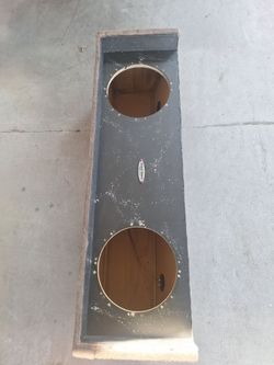 Ground shaker box for 12" subs