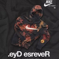 Nike x Rit DIY Tie-Dye Kit Fleece Hoodie Black FD0679 010
