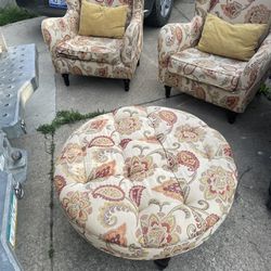 Pier 1chair And Ottoman