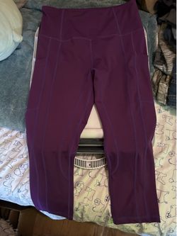 Purple Workout Pants Size L