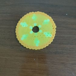 Perler Bead Coaster: Pineapple