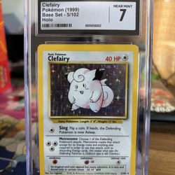 CGC 7 Clefairy #5 (1999) Pokemon Base Set English