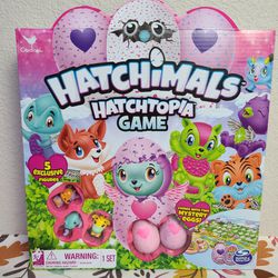 NEW Hatchimals Hatchtopia board game mystery eggs