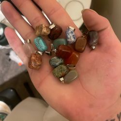 Pretty rock pendants