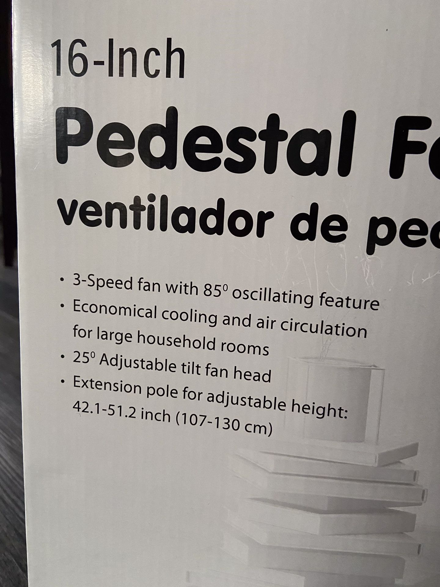 Unopened Brand New Easy Home Pedestal Fan. for Sale in Charlotte, NC OfferUp