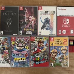 Nintendo Switch Games $30 Each