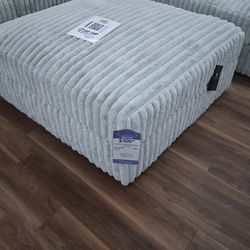 New Stupendous Oversized Ottoman In Alloy