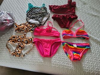 Girls size 6 swimsuits