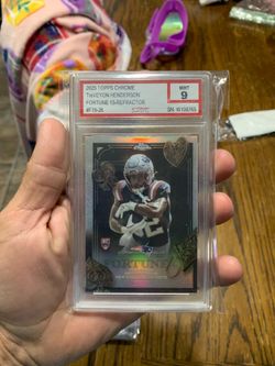 TreVeyon Henderson rookie graded
