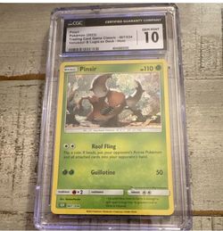 Pokémon Pinsir 007/034 Trading Card Game Classic Collection Holo CGC 10