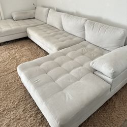 Sectional White Couches 