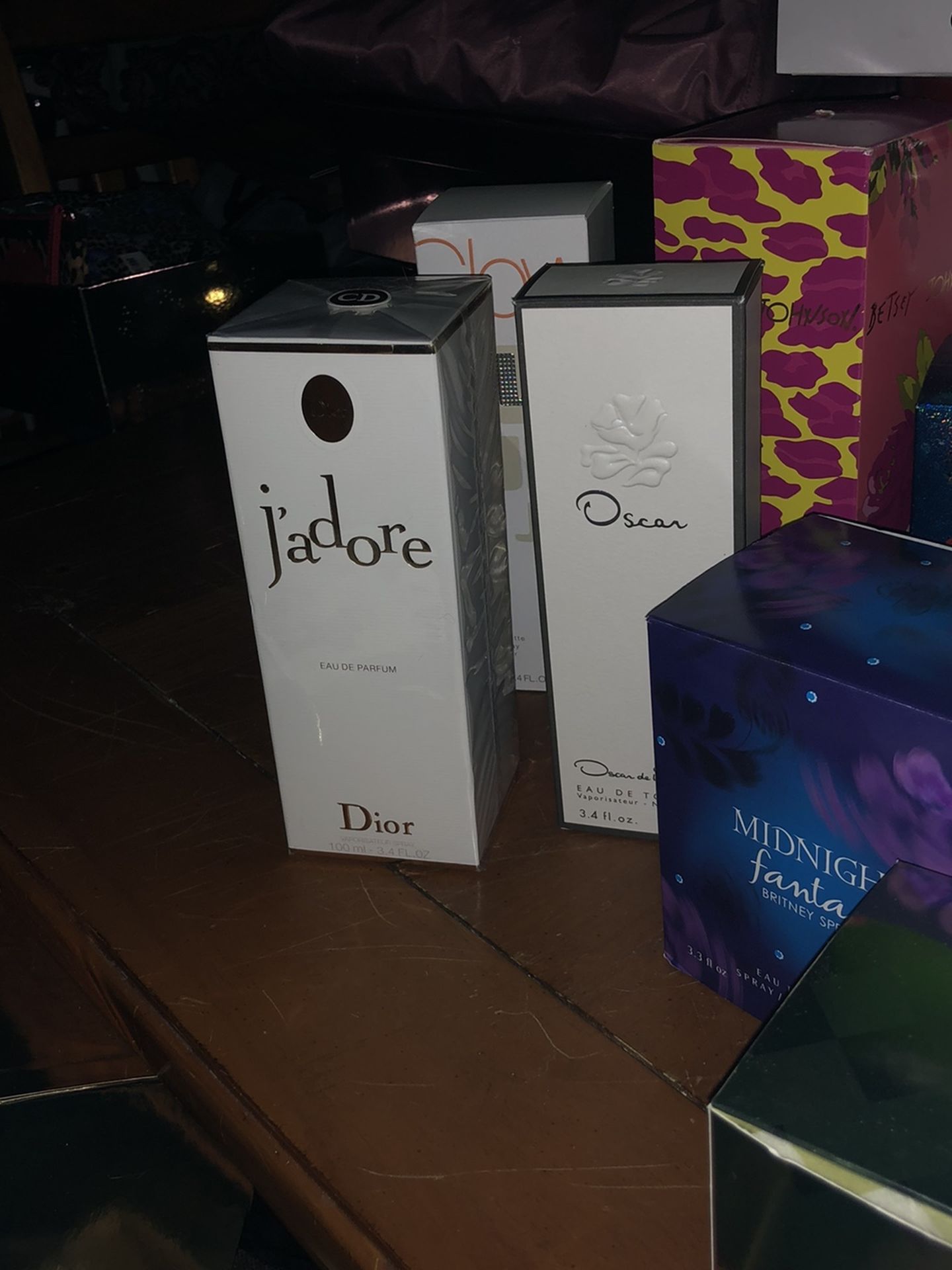 Various Perfumes 25-100.00 Ea Gift Sets 45.00 Ted Door And Lots Of Juicy And Chanel’s