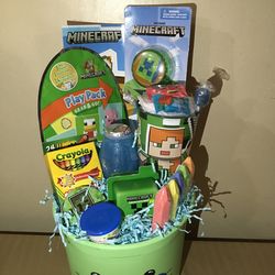 Boys Minecraft Easter Basket