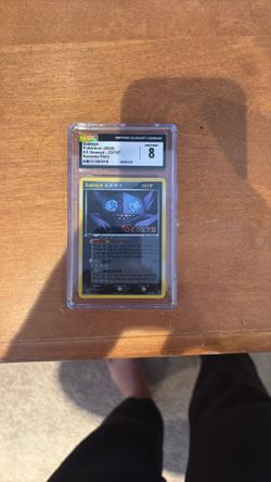 Sable Reverse Holo Ex Deoxys Cgc 8