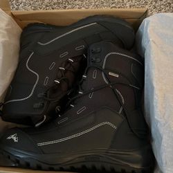 Men's Snow Boots Plus Fleece Warm Non-Slip Waterproof Outdoor Winter Ski Insulated boots - Size 8