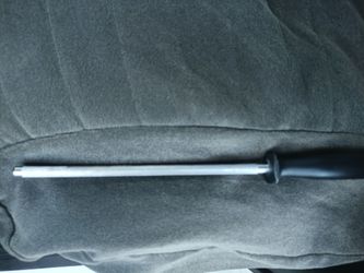 A,Steel Professional Knife Sharpener
Solid Honing Rod Built-In Angle Guides, Sharpens & Realigns Edges, Polishes Edges, For Chef & Kitchen Knives
