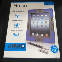 Ihome ARMO For iPad 2/3/4 Water Resistant Case