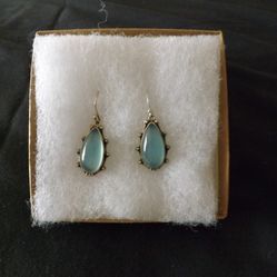 Novica Sterling Silver & Chalcedony Earrings