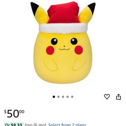 Christmas Pikachu Squishmellow 