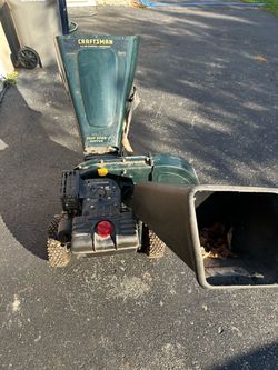 Wood chipper 8.5hp 3” chipping capacity Craftsman