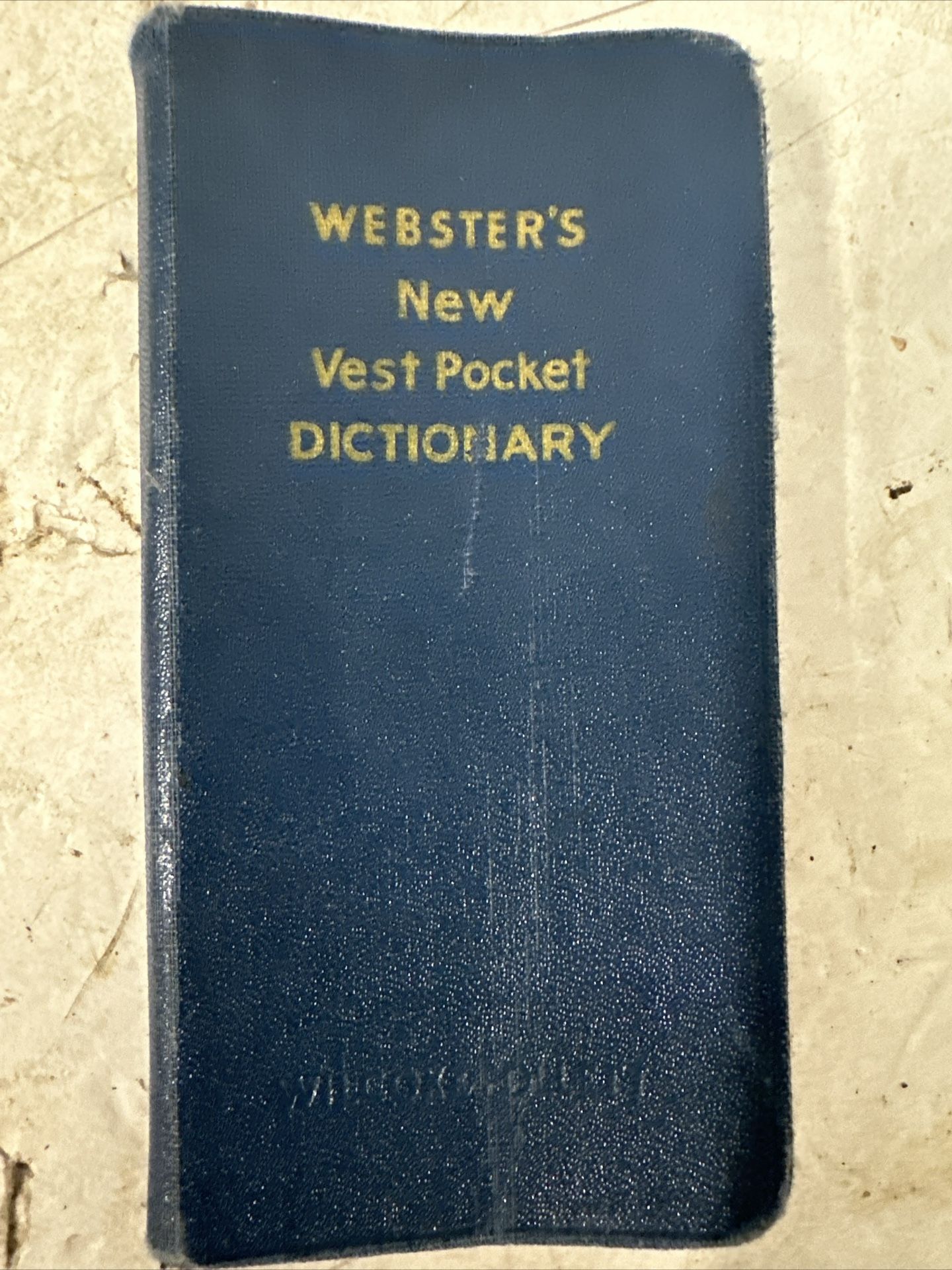 1956 Webster's New Vest Pocket Dictionary Wilcox & Follett Good Condition #D8