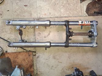 Suzuki Katana 600 750 Front Forks Suspension Shocks Upper Lower Triple Tree GSX
