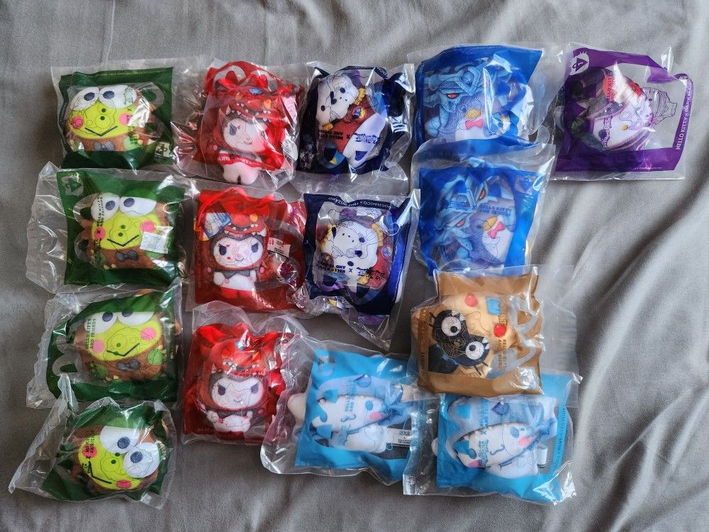 McDonalds Happy Meal Sanrio X Yugioh plushy
