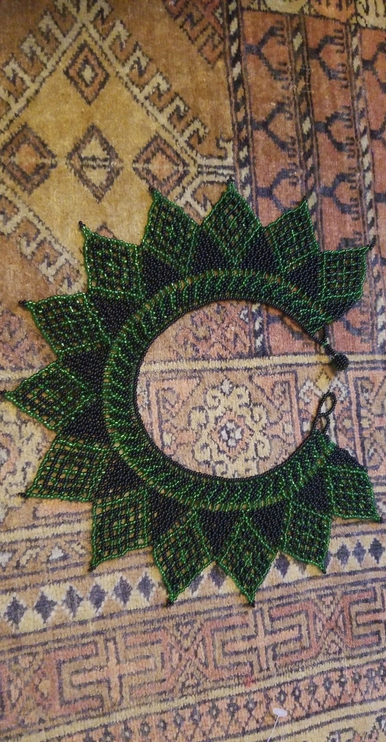 Beaded handmade choker