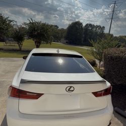 Black Spoiler and Roof Spoiler 