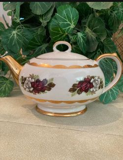 Vintage Gibsons Staffordshire England porcelain teapot